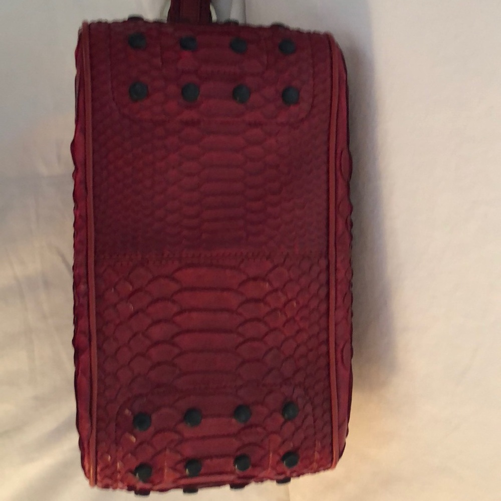 Tods Red Python handbag - Picture 8 of 8
